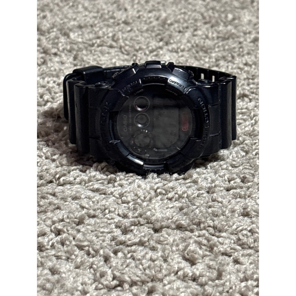 Casio G-Shock GD-120MB Military Black Digital Watch Matte Resin Shock Resist